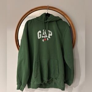 GAP x Disney Mickey Mouse Hoodie Green Mens XL Pullover Sweatshirt